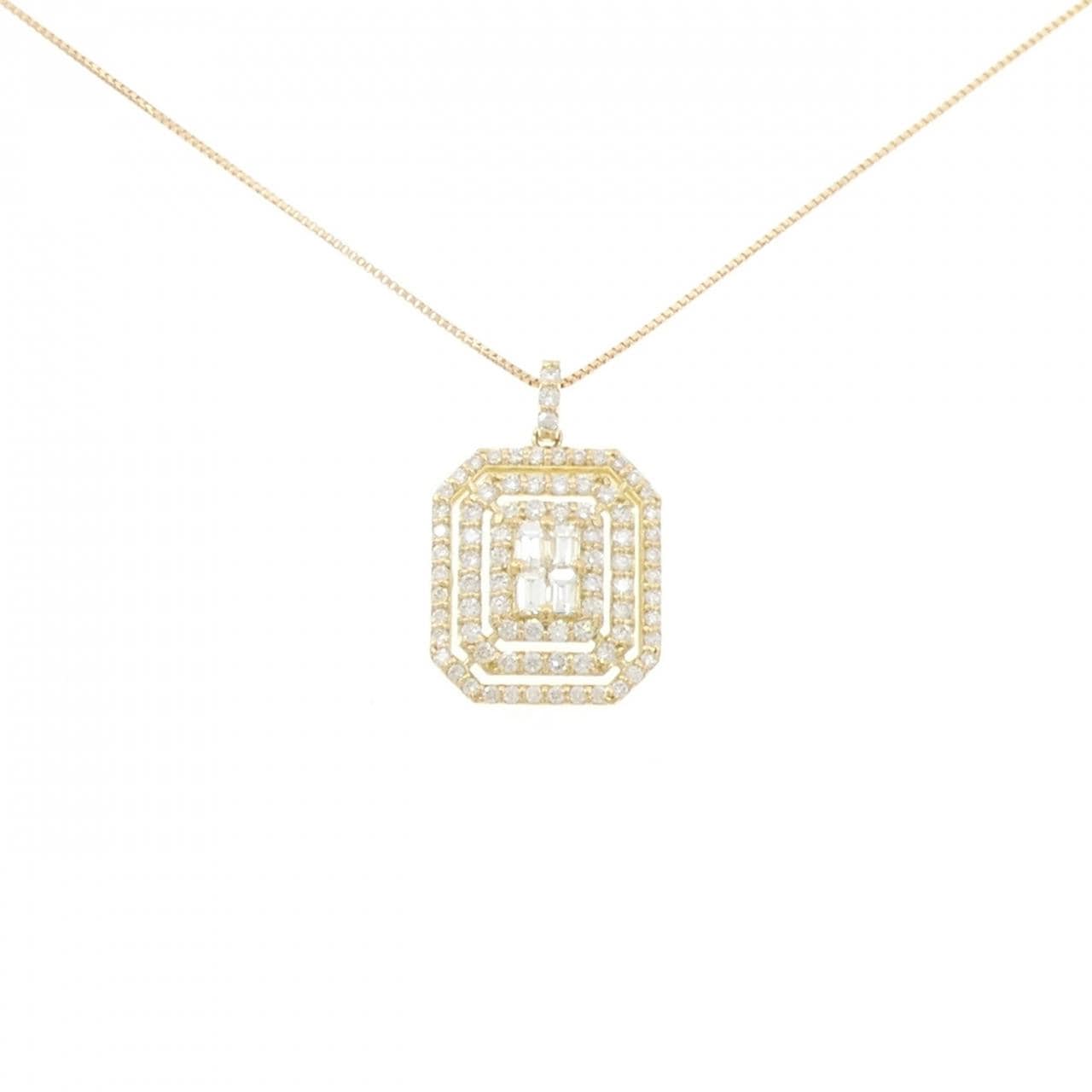 【新品】K18YG ダイヤモンド ネックレス 0.70CT