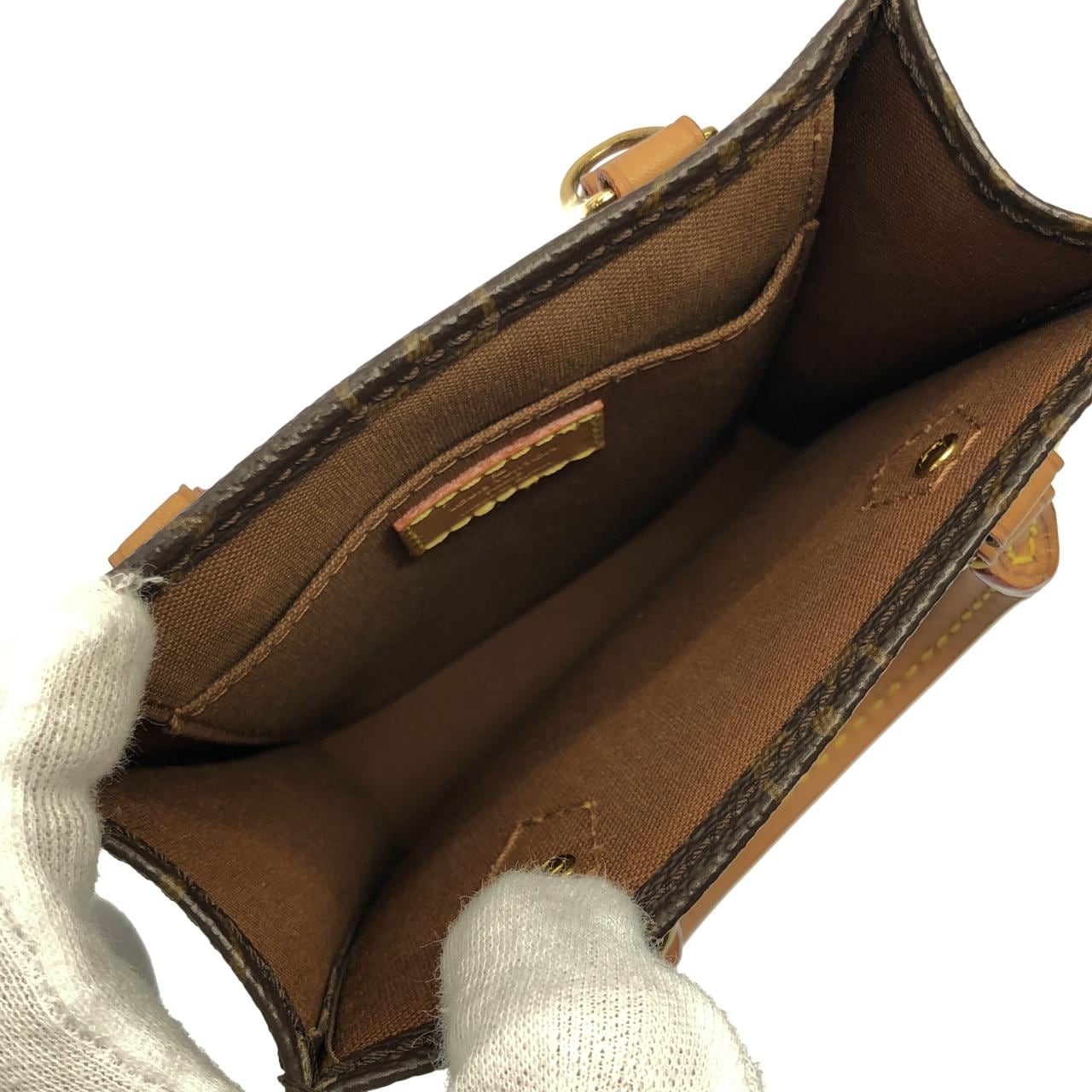 LOUIS VUITTON Monogram Petite Sac Plat 包 M69442