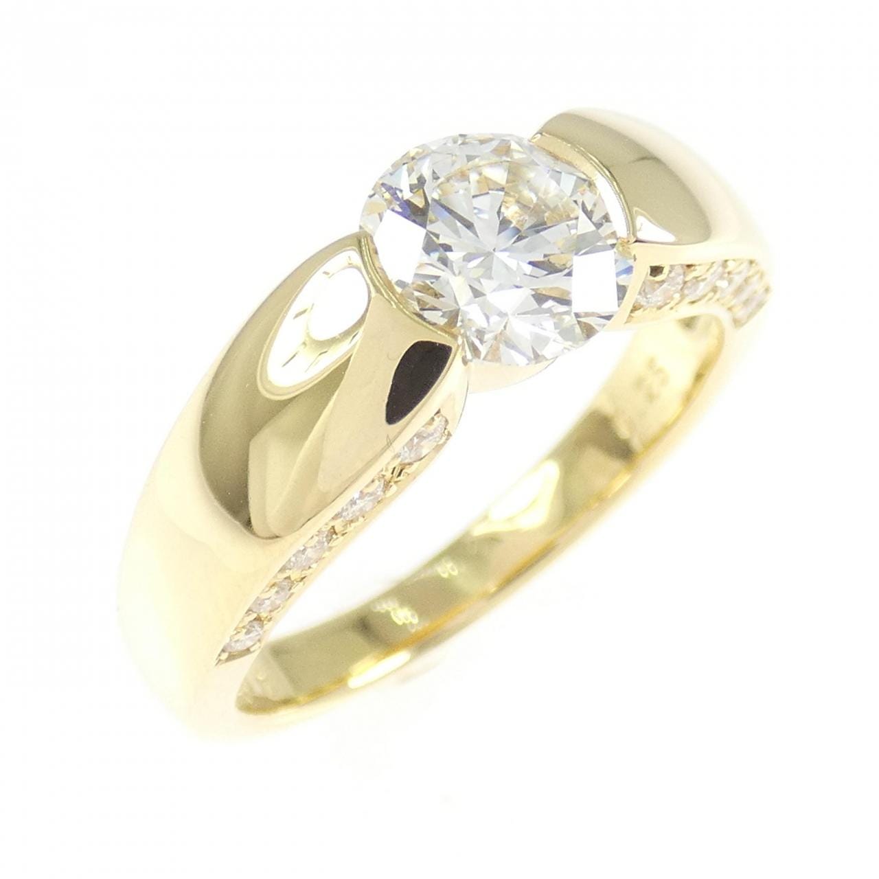 K18YG ダイヤモンド リング 1.06CT