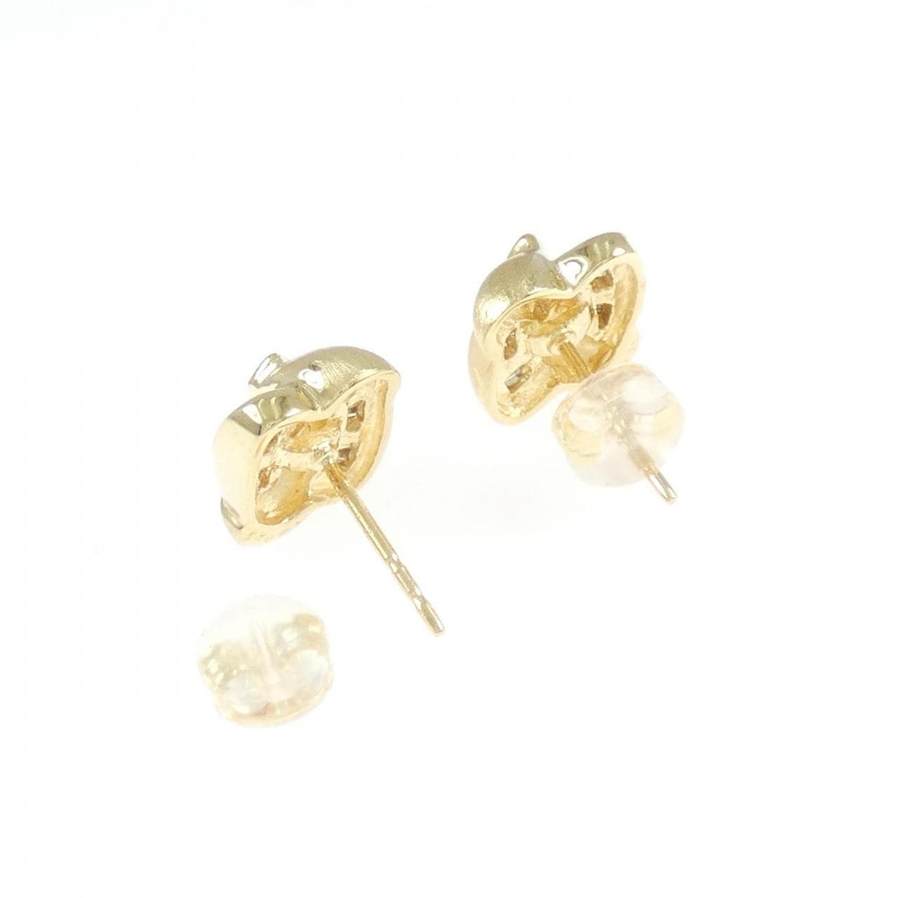 K18YG ダイヤモンド ピアス 0.42CT