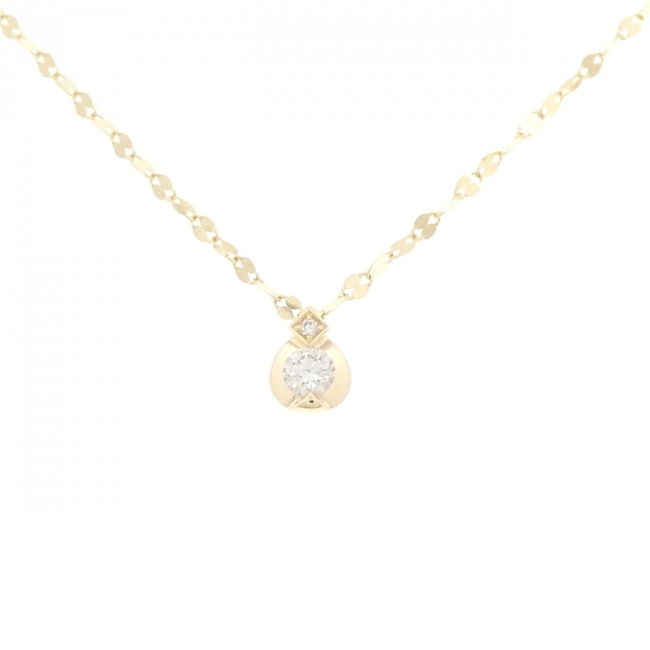 K18YG ダイヤモンド ネックレス 0.10CT