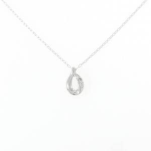 K10WG ダイヤモンド ネックレス 0.03CT