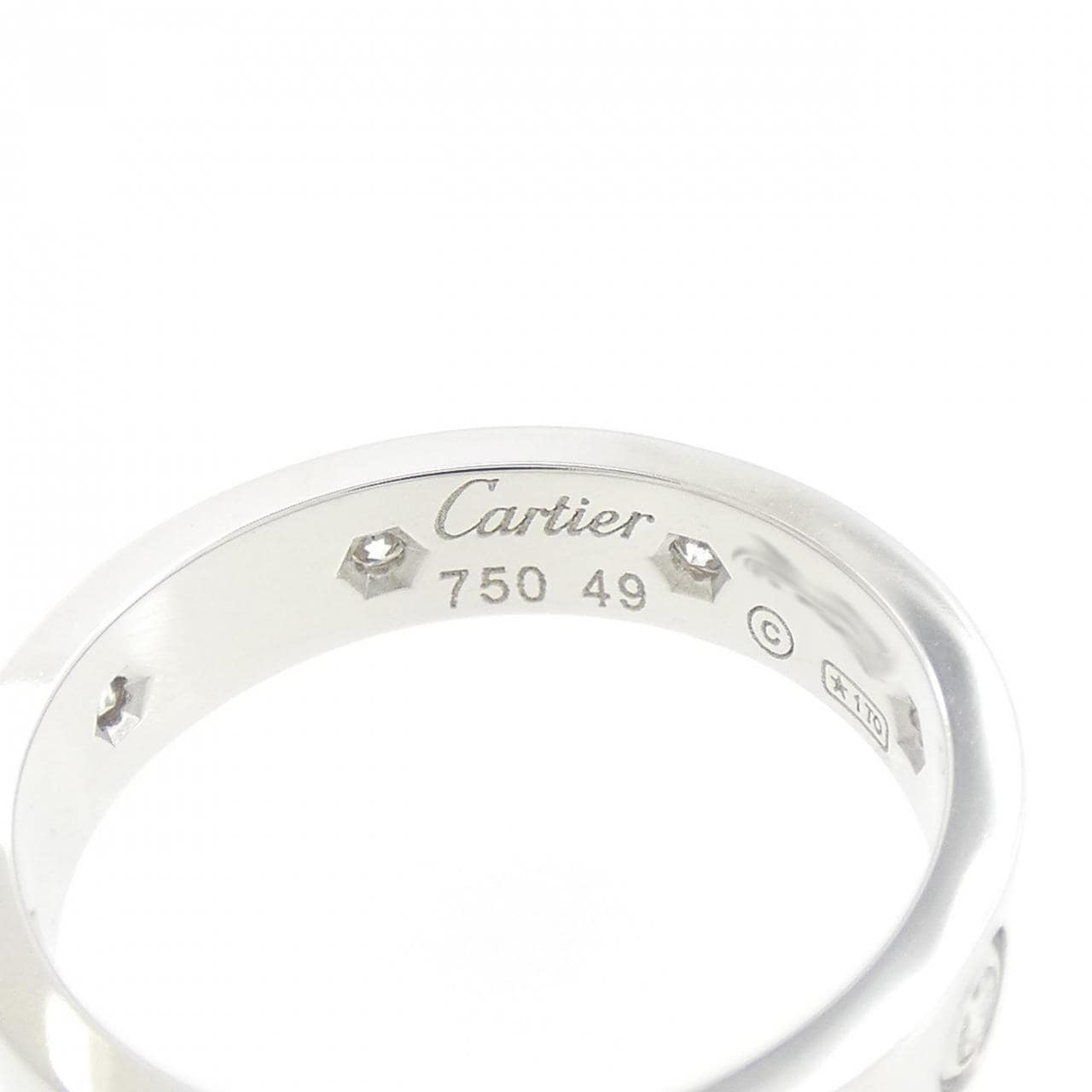 CARTIER MINI LOVE全钻戒指