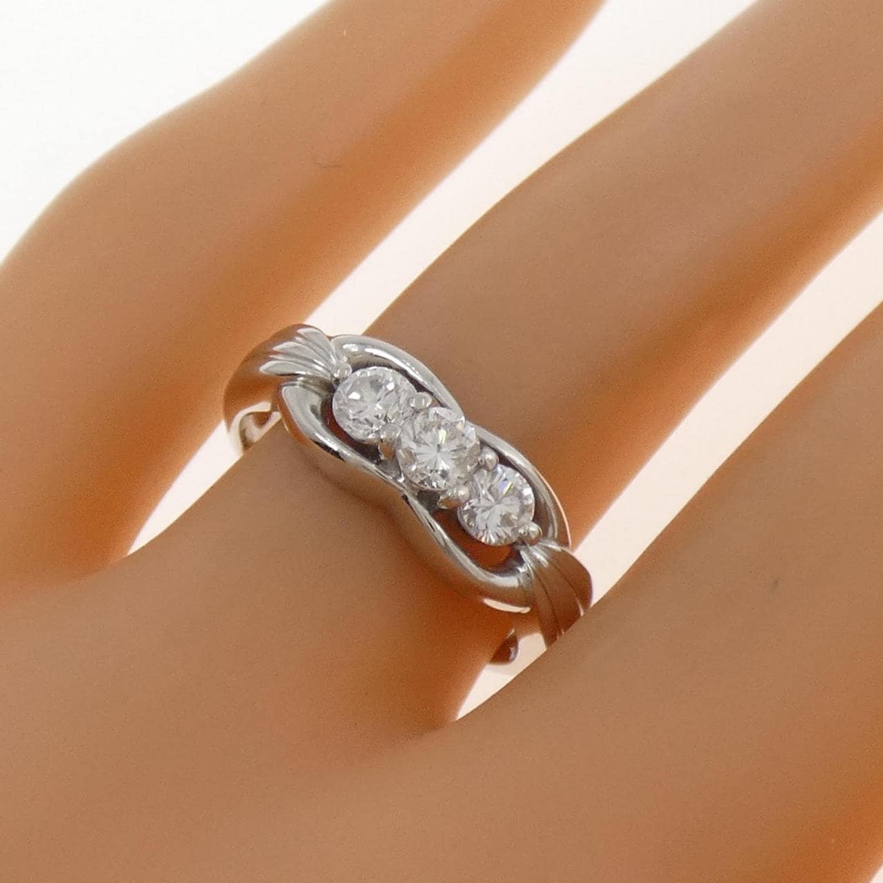 PT900 ダイヤモンド リング 0.51CT