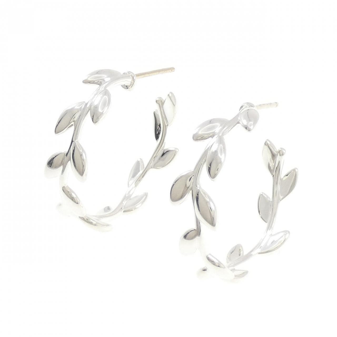 ティファニー オリーブリーフ フープ ピアス