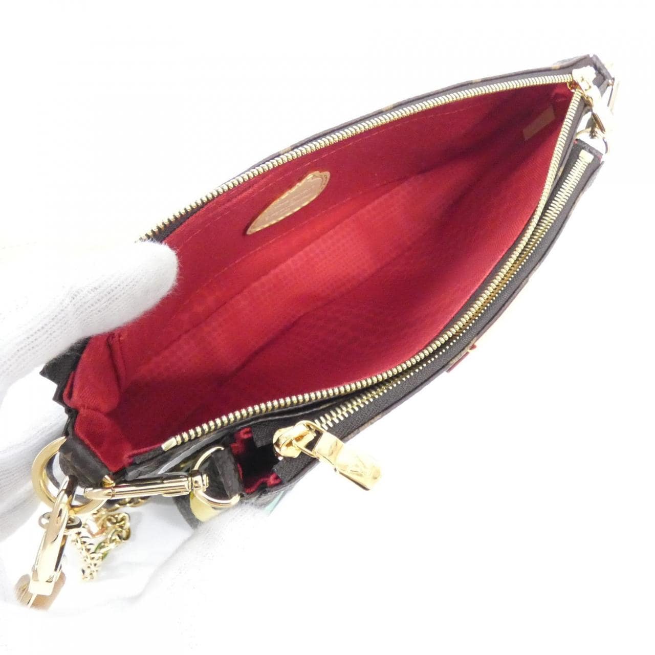 ルイヴィトン モノグラム(LV X YK) ミュルティ ポシェット アクセソワール M46385 ショルダーバッグ