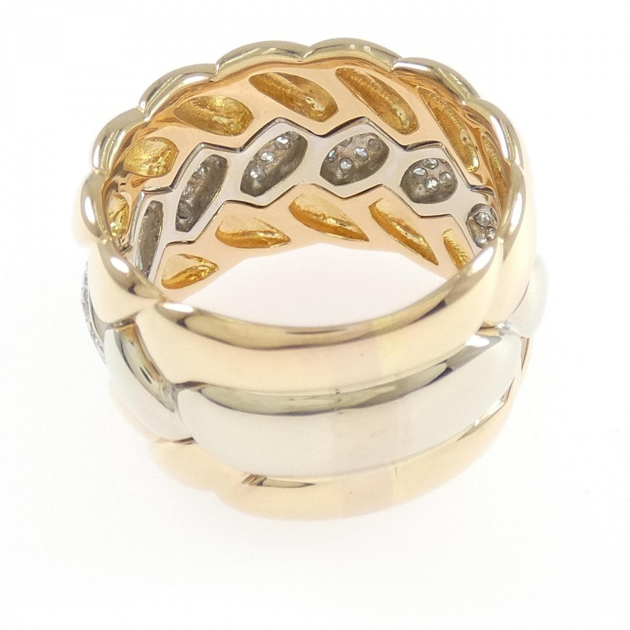 750PG/750WG ダイヤモンド リング 0.56CT