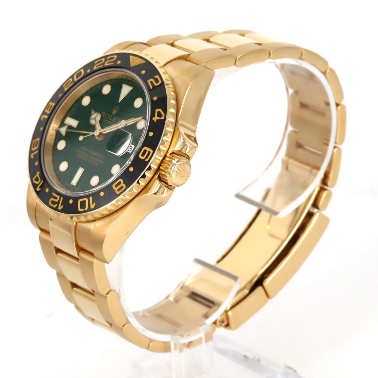 ロレックス GMTマスターⅡ 116718LN YG 自動巻 ランダム番