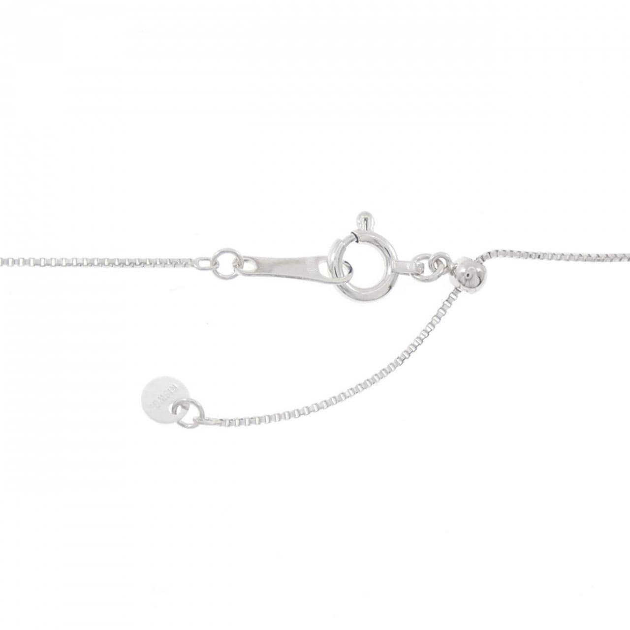 K18WG ダイヤモンド ネックレス 0.21CT
