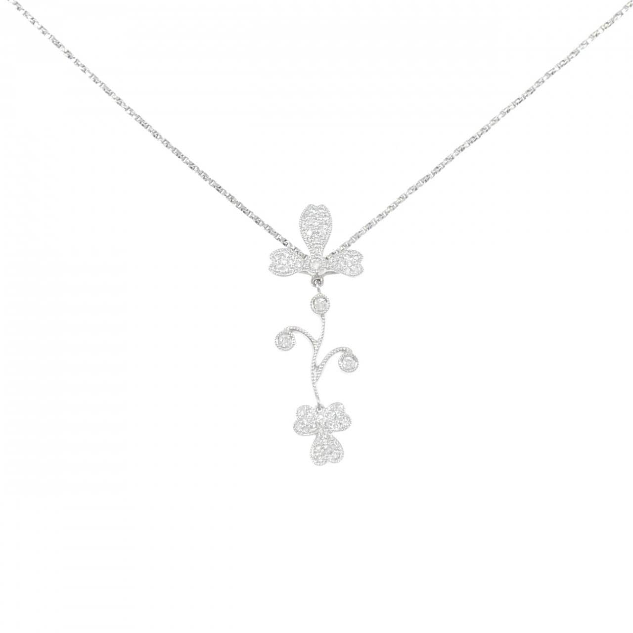 PT900/PT850 ダイヤモンド ネックレス 0.20CT