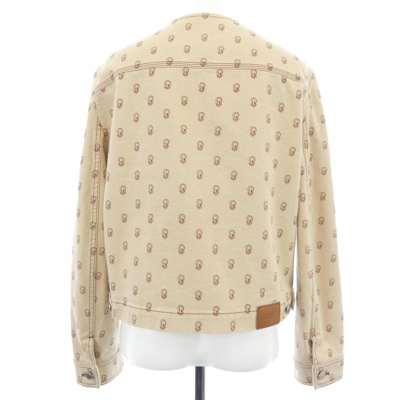 エルメス HERMES セリエボタン 2E0254DS ノーカラージャケット