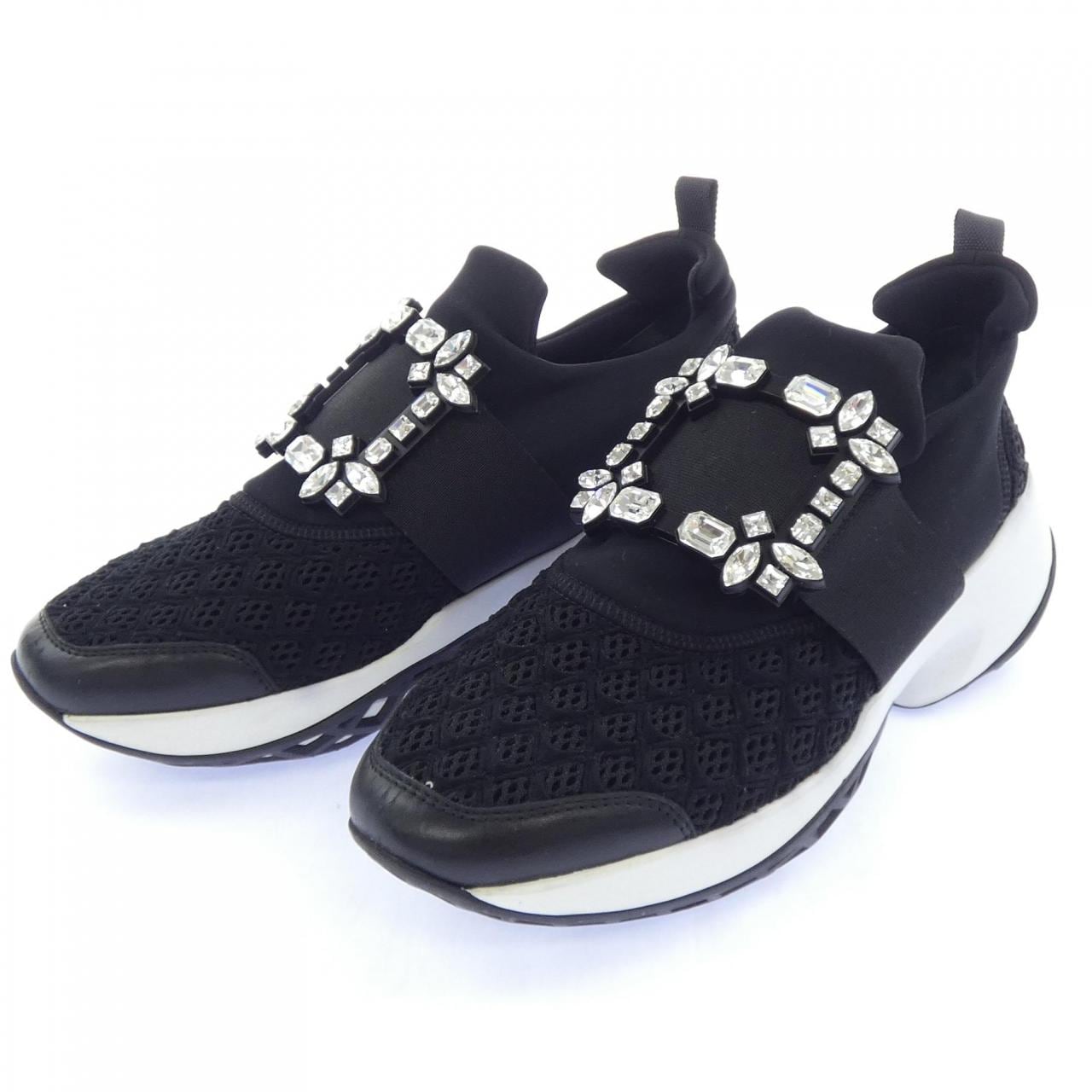 ロジェヴィヴィエ ROGER VIVIER ヴィヴ ラン　ストラスバックル スニーカー