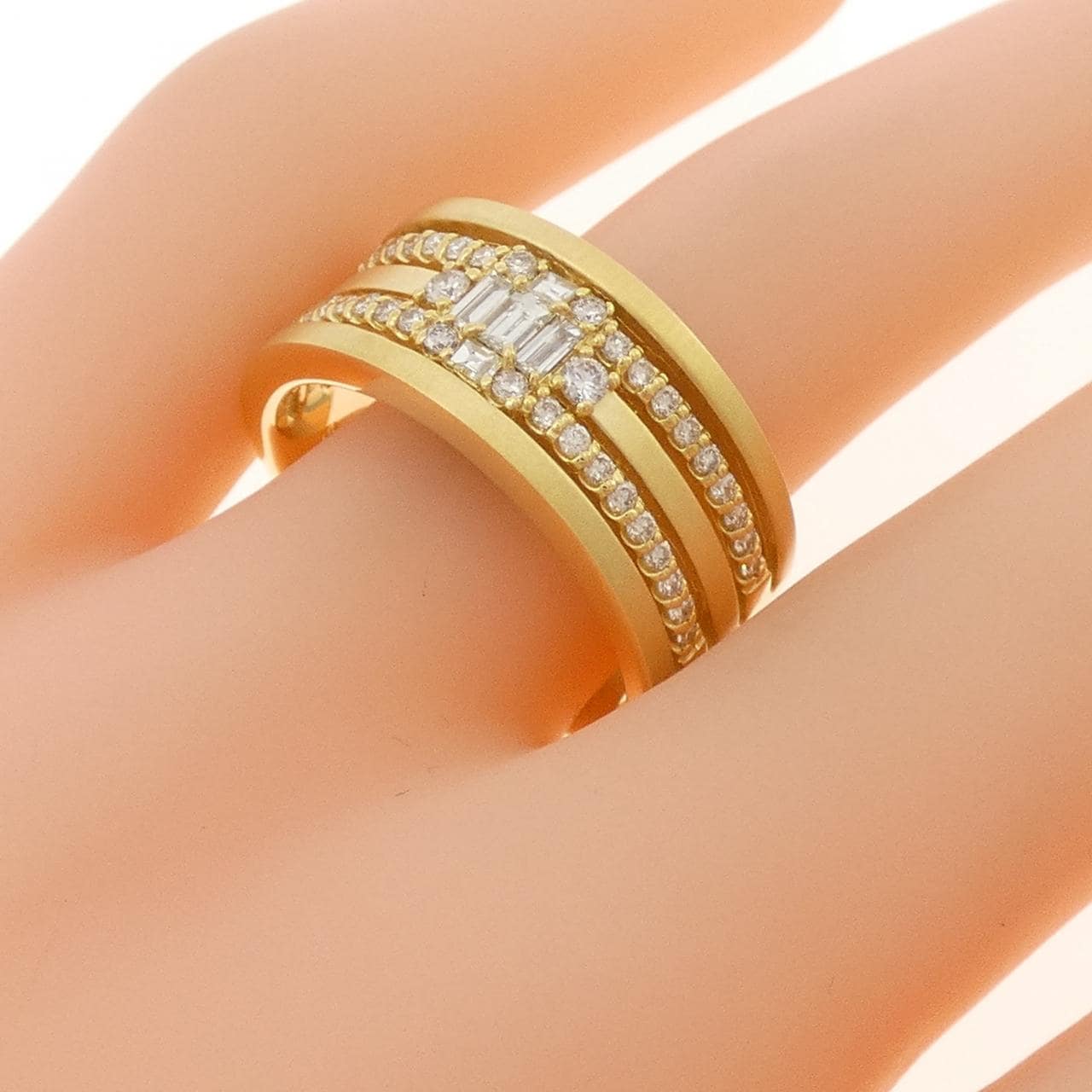 K18YG ダイヤモンド リング 0.53CT