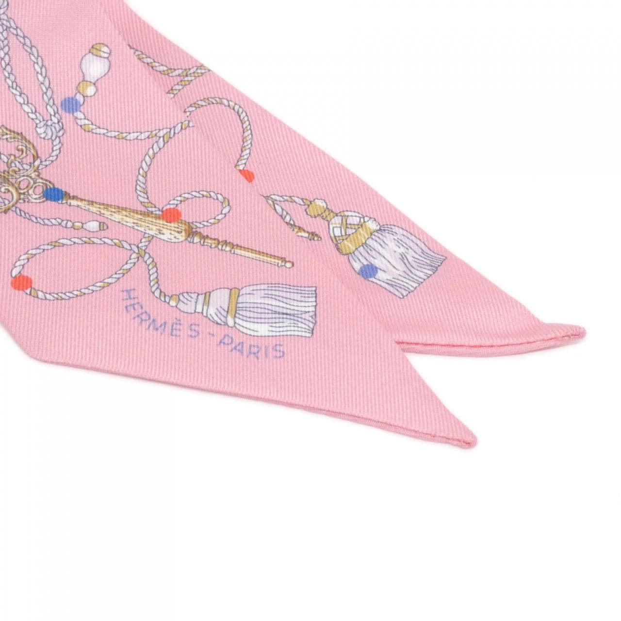 エルメス LES CLES A POIS ツイリー 063871S スカーフ