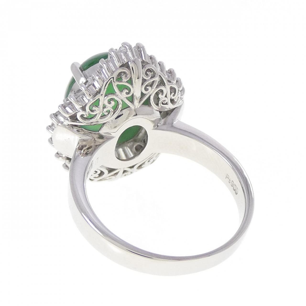 PT900 ヒスイ リング 5.06CT