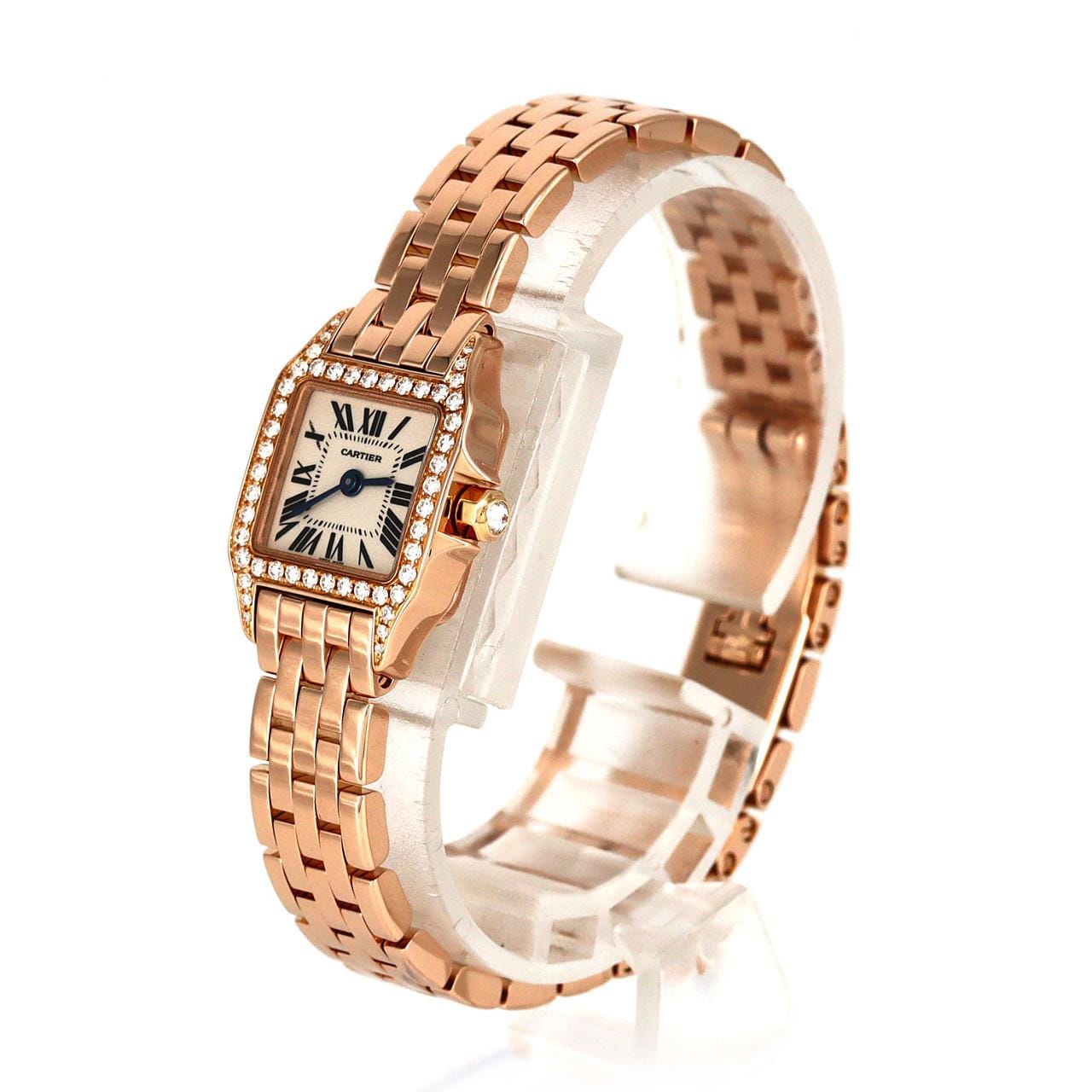 カルティエ ミニサントスドゥモワゼル PG/D WF9011Z8 PG･RG クォーツ