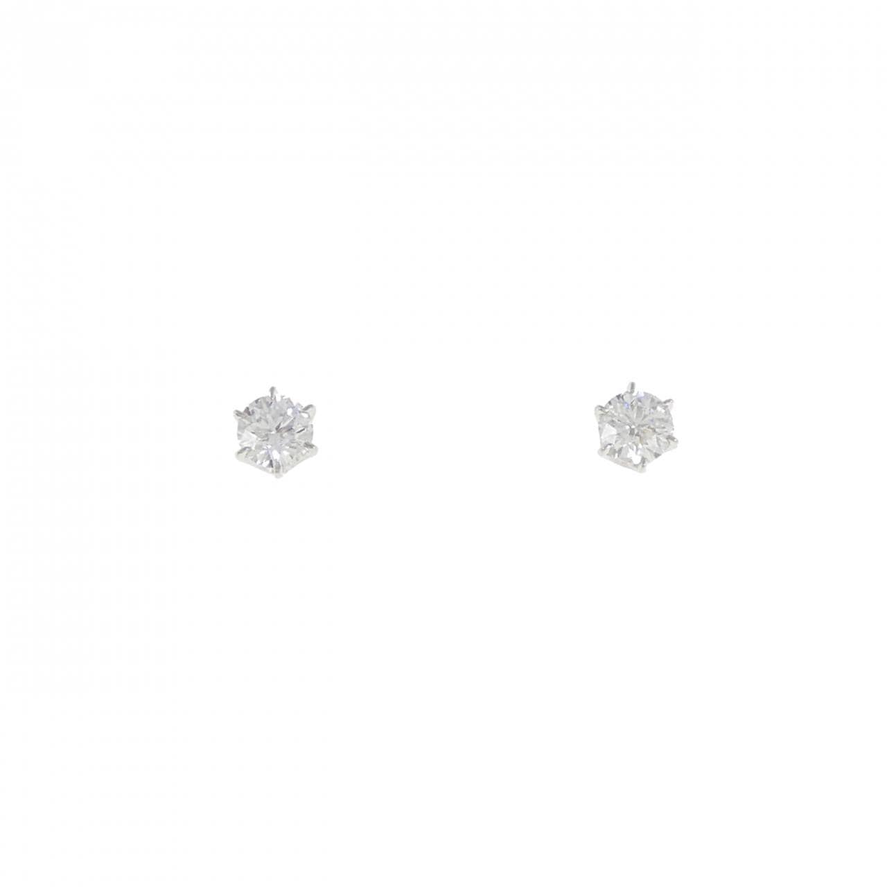 PT Solitaire Diamond Earrings 0.65CT
