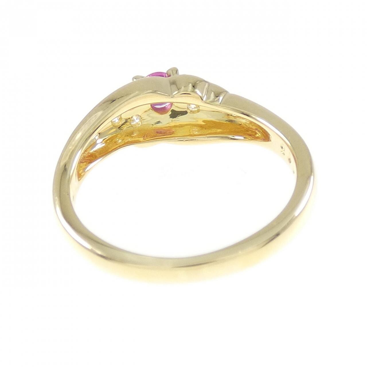 ポーラ ルビー リング 0.13CT
