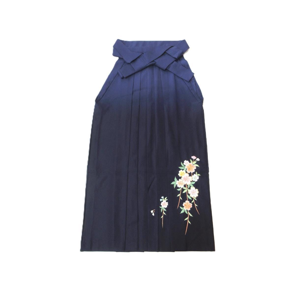 女袴　ボカシ刺繍　紐下１０２ｃｍ　３Ｌ