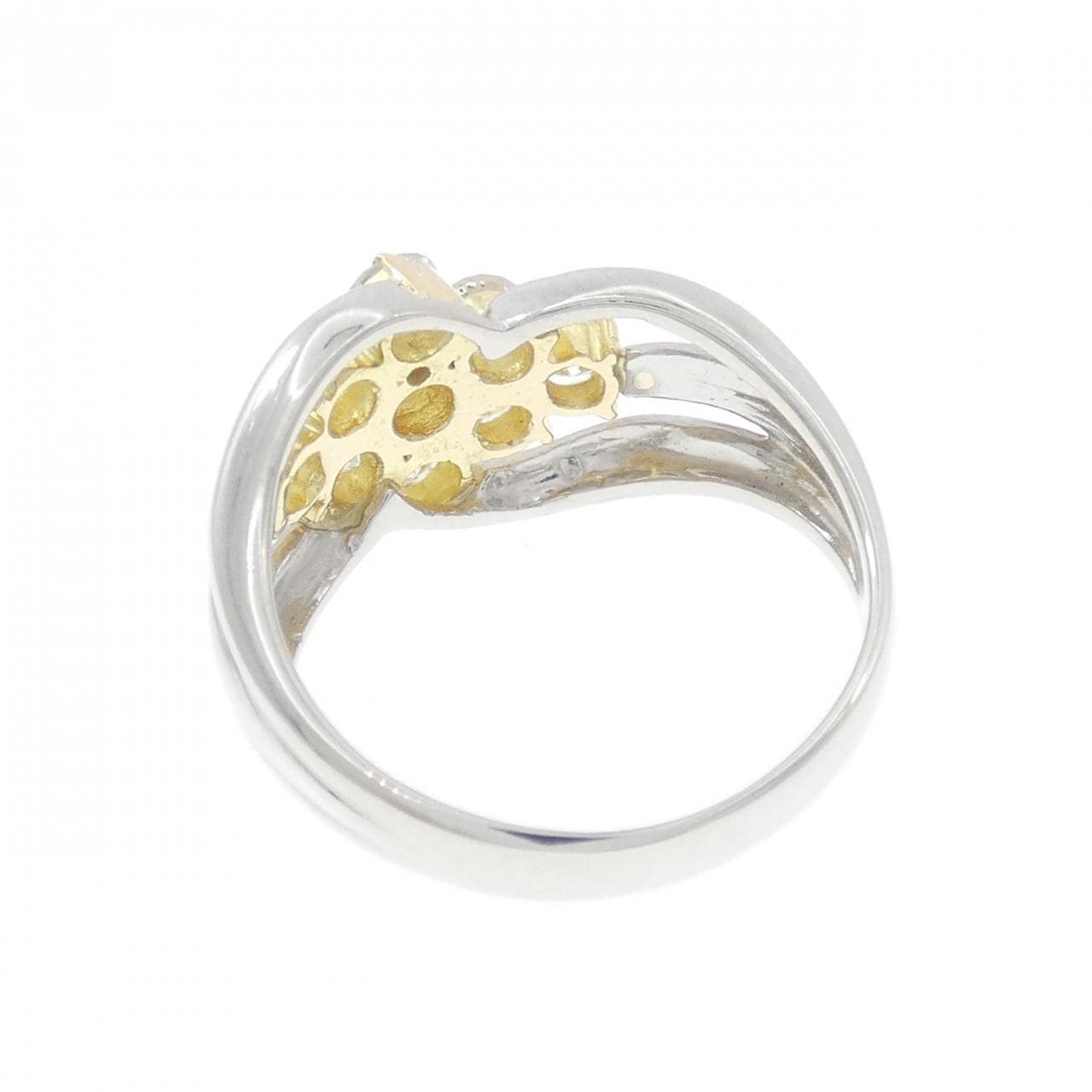 PT900/K18YG ダイヤモンド リング 1.00CT