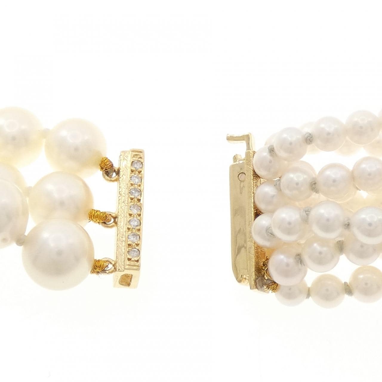 K18YG バード アコヤパール ネックレス