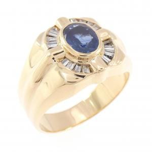 K18YG サファイヤ リング 1.17CT