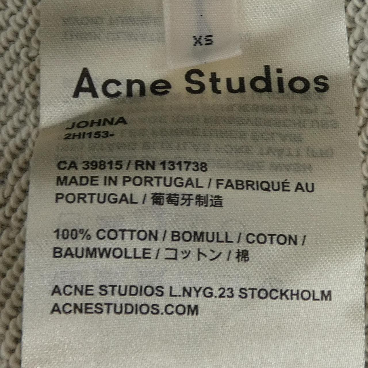 アクネストゥディオズ ACNE STUDIOS パンツ