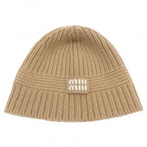 MIU MIU ベージュ ニット帽 S