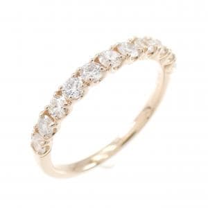 K18PG half eternity Diamond ring 0.50CT