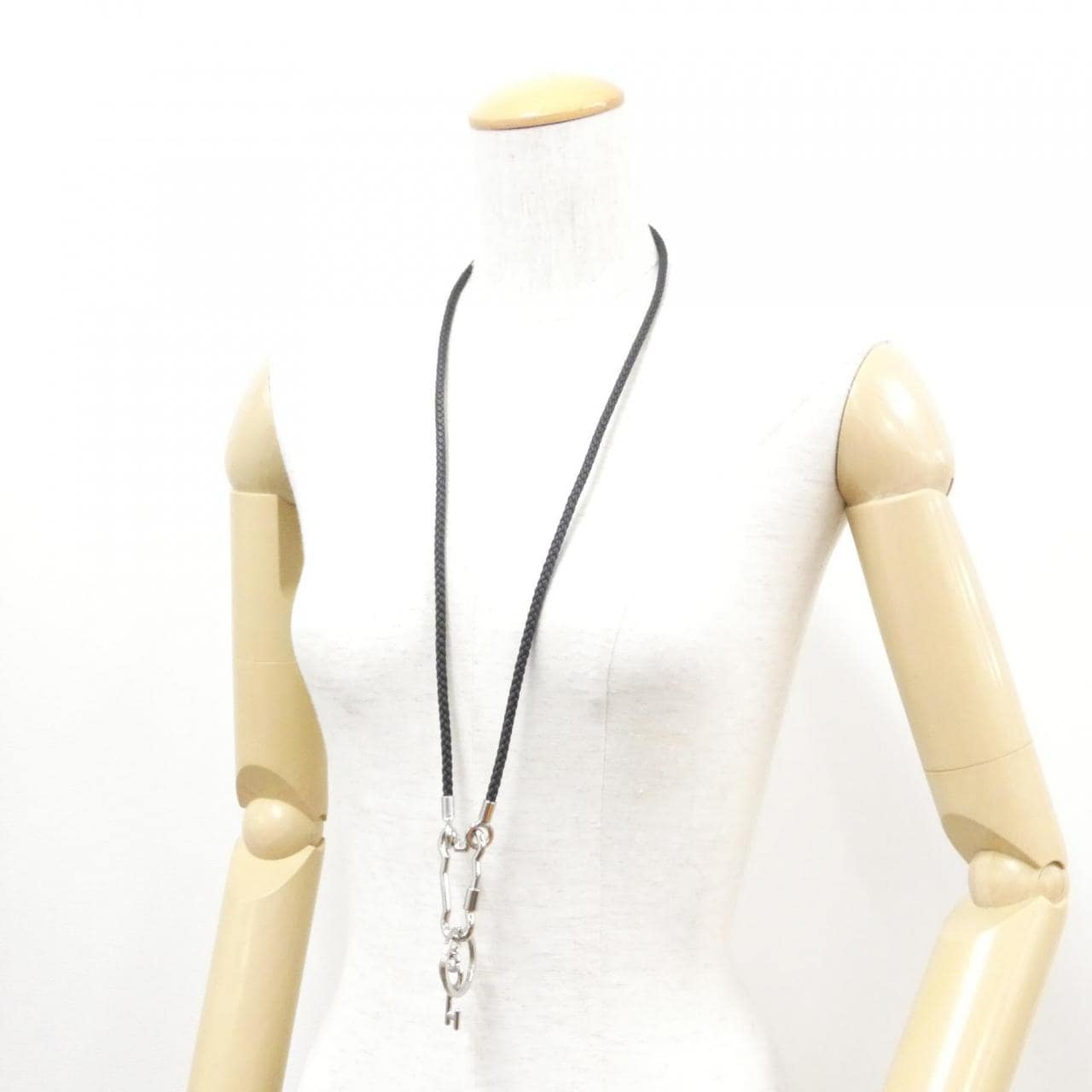 HERMES Cle Cheval Snap Hook 100025FJ Necklace