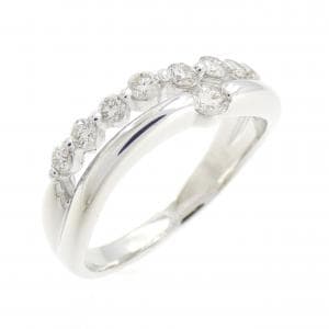 K18WG ダイヤモンド リング 0.30CT