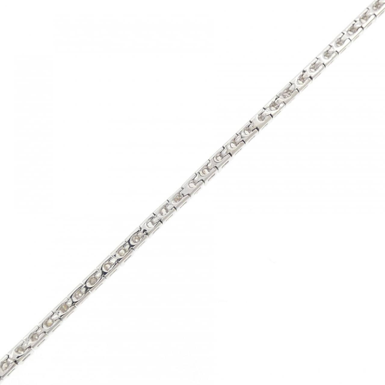 K18WG ダイヤモンド ブレスレット 1.00CT