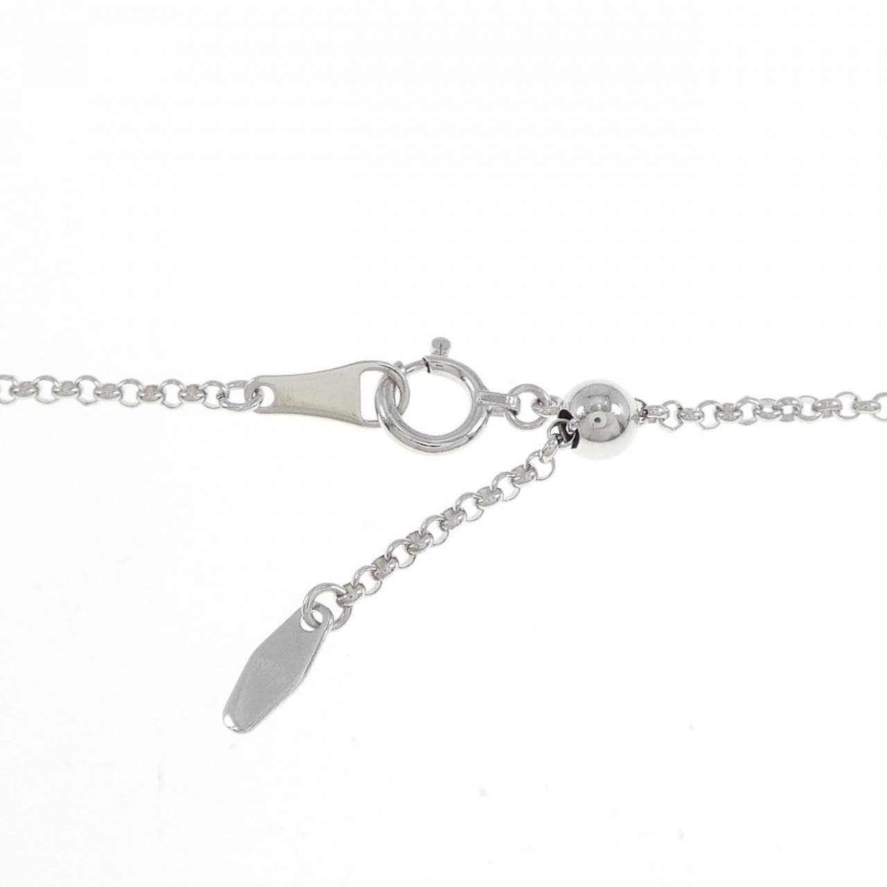 K18WG ダイヤモンド ネックレス 2.00CT