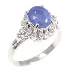 PT900 スターサファイヤ リング 2.18CT