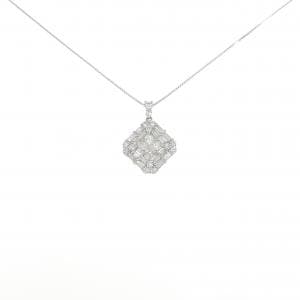 【新品】PT900/PT850 ダイヤモンド ネックレス 1.00CT