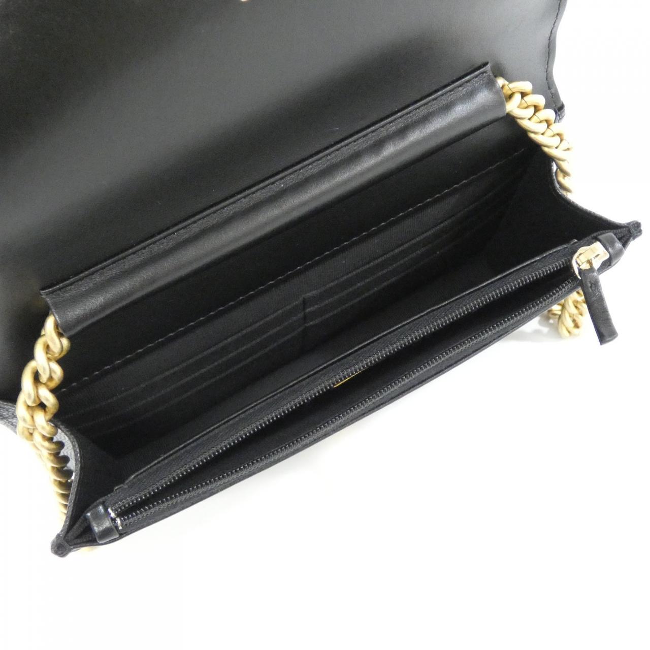 [未使用品] CHANEL Boy CHANEL Line AP1117 鏈條錢包