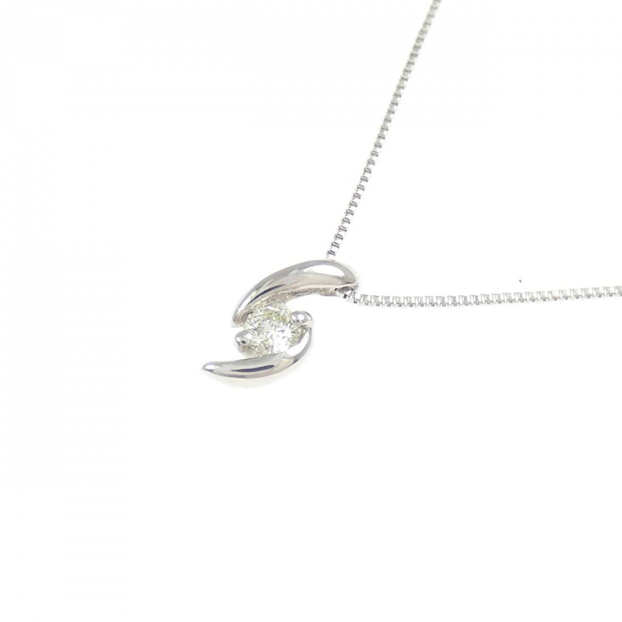 PT900/PT850 ダイヤモンド ネックレス 0.05CT