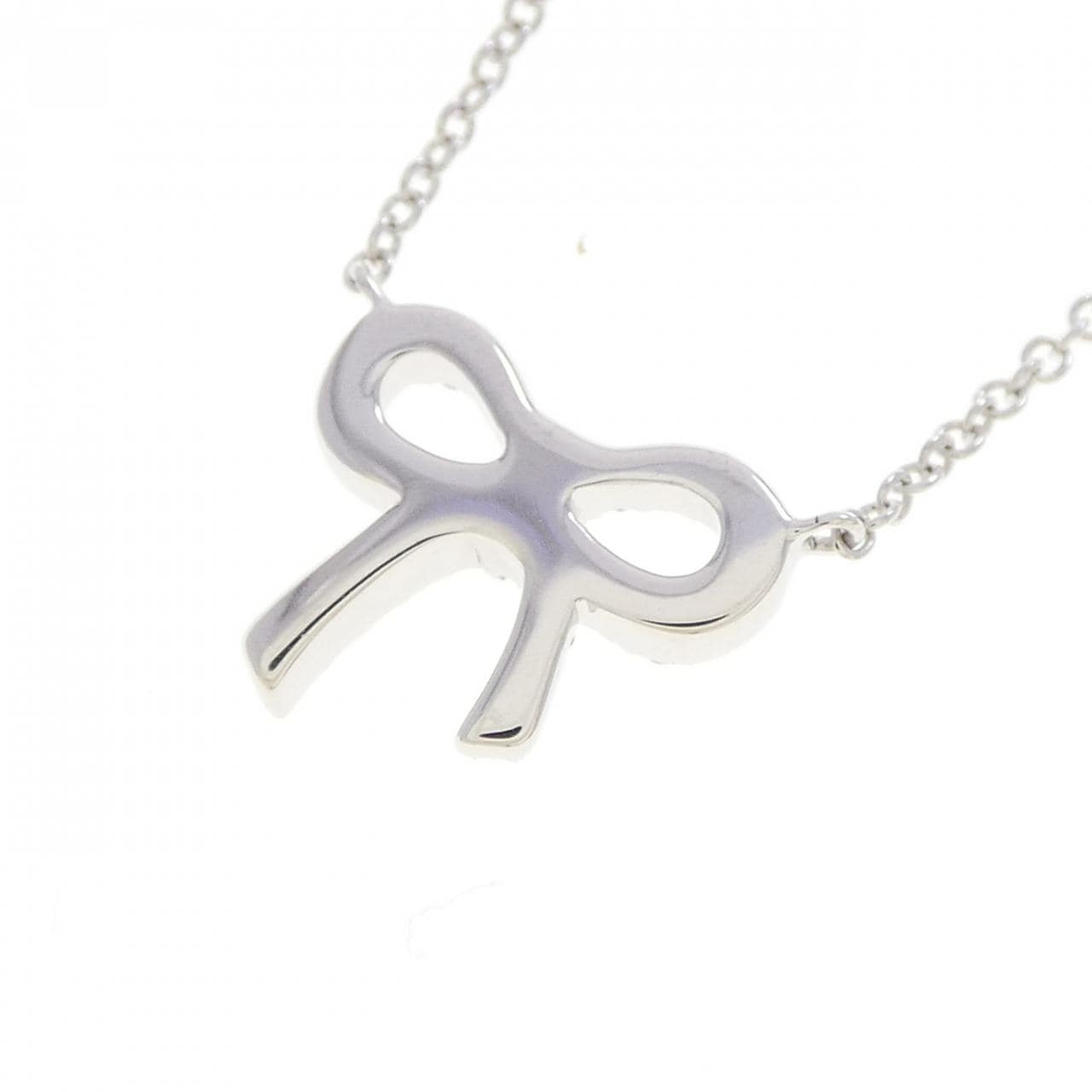 ティファニー メトロボウ ミニ ネックレス