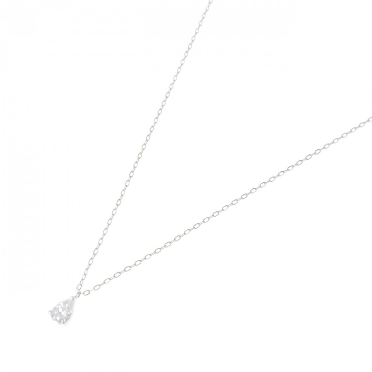 PT900/PT850 TypeⅡa ダイヤモンド ネックレス 0.506CT D IF ペアシェイプ
