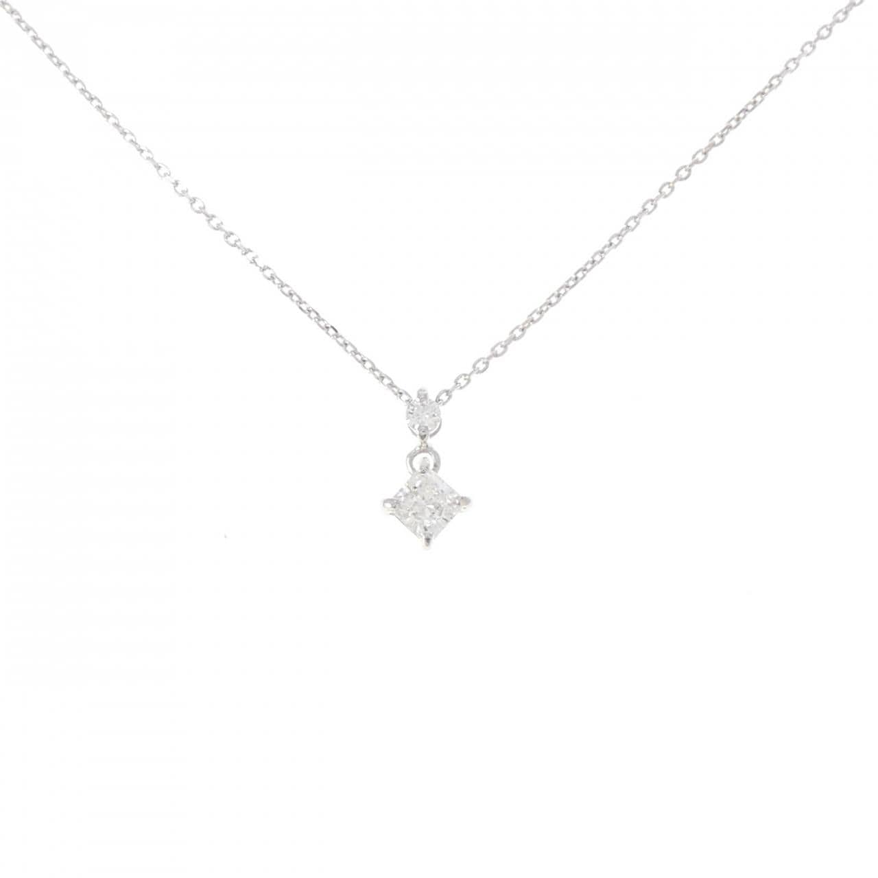 K18WG ダイヤモンド ネックレス 0.303CT