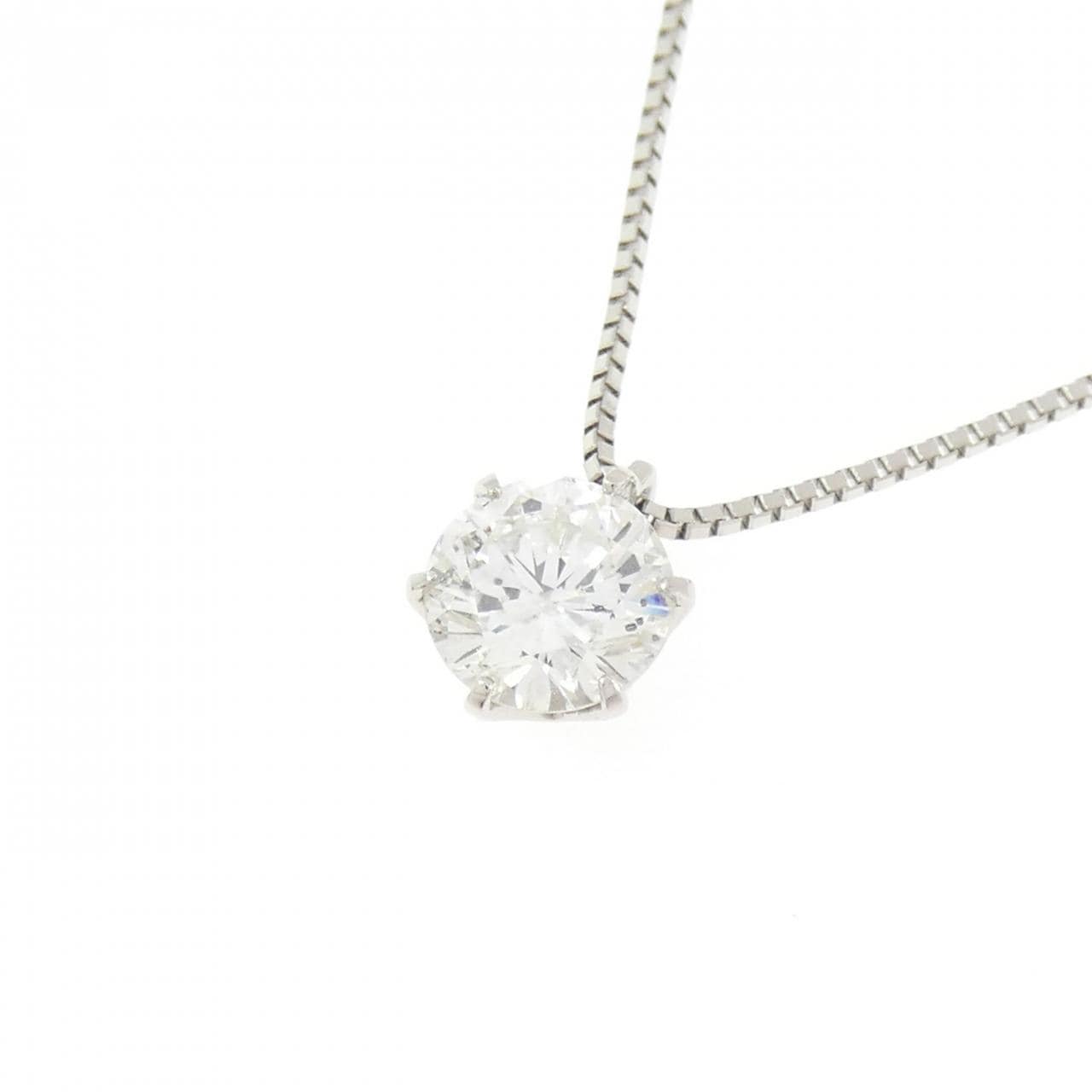 PT900/PT850 ソリティア ダイヤモンド ネックレス 1.010CT