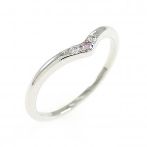 PT900 ピンクダイヤモンド リング 0.01CT