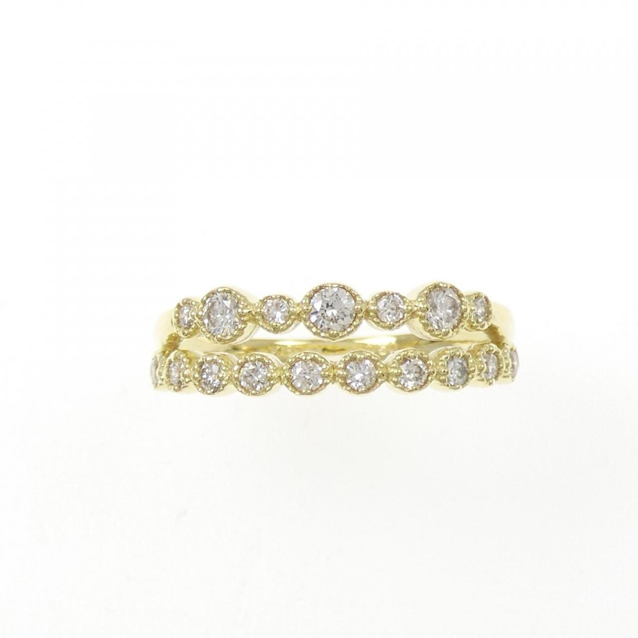 K18YG ダイヤモンド リング 0.30CT