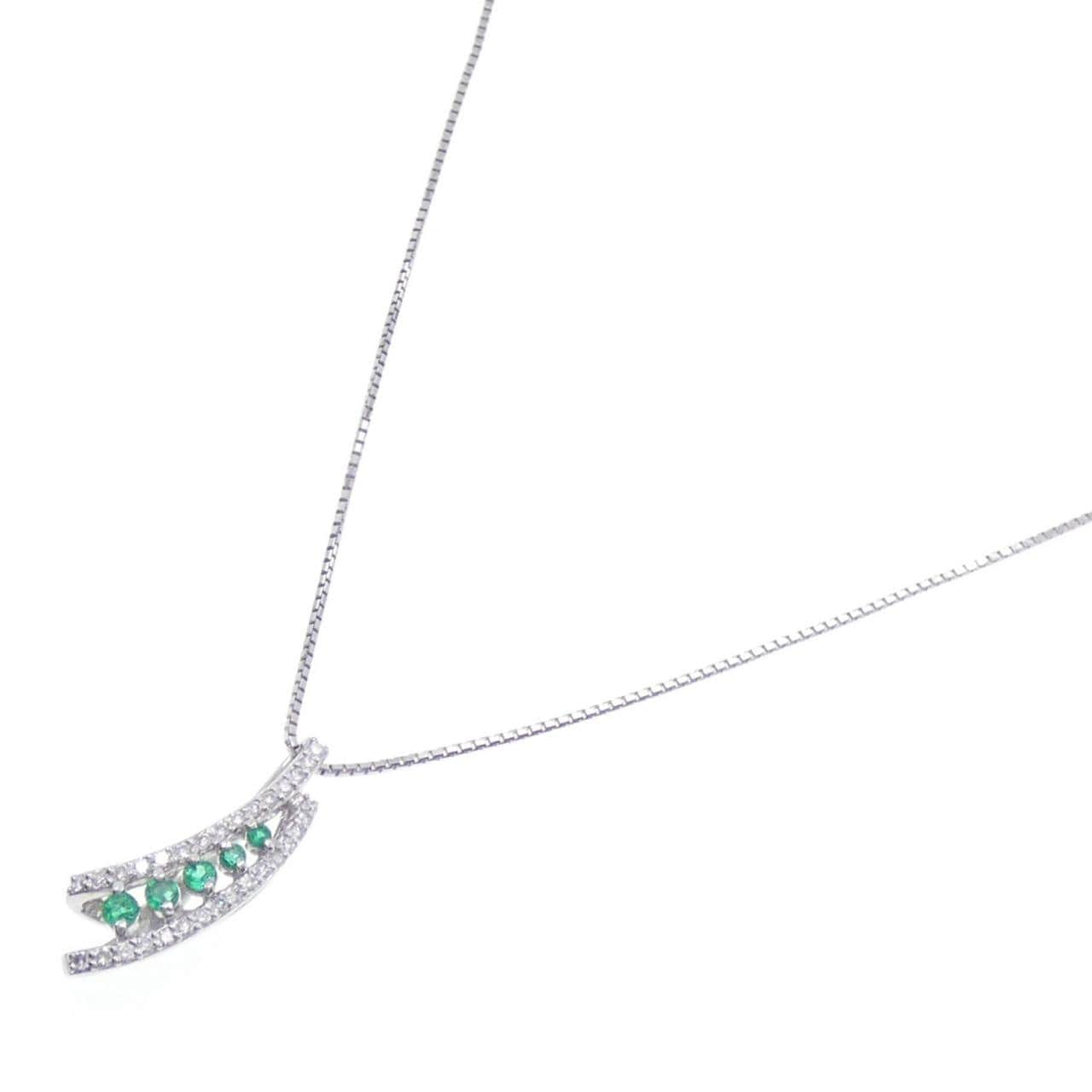 PT Emerald Necklace 0.23CT