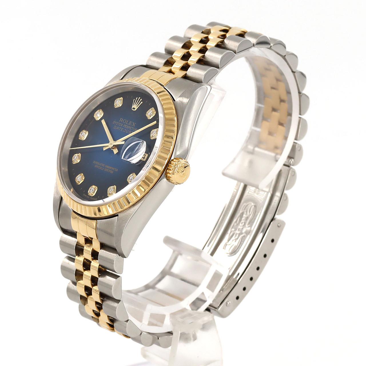 ROLEX Datejust 16233G SSxYG Automatic W number