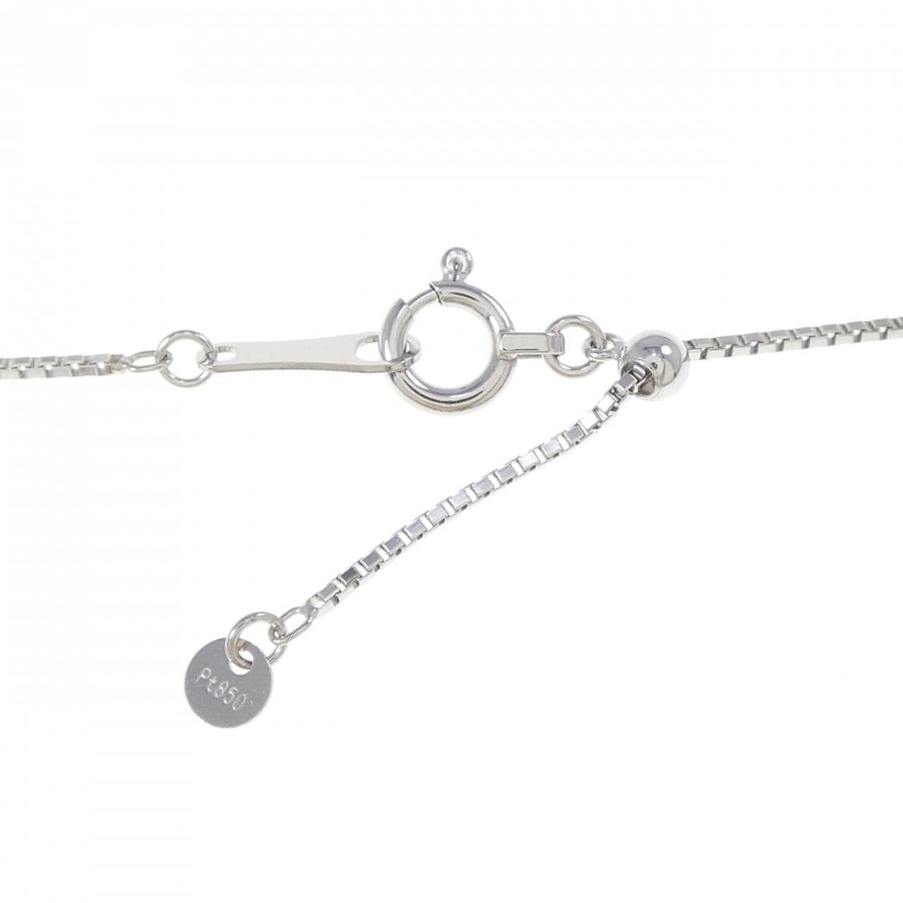PT900/PT850 エメラルド ネックレス 0.32CT