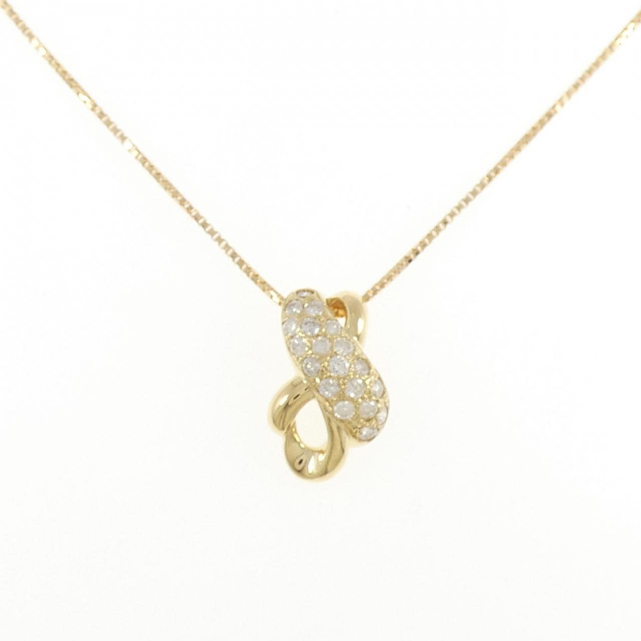 K18YG ダイヤモンド ネックレス 0.64CT