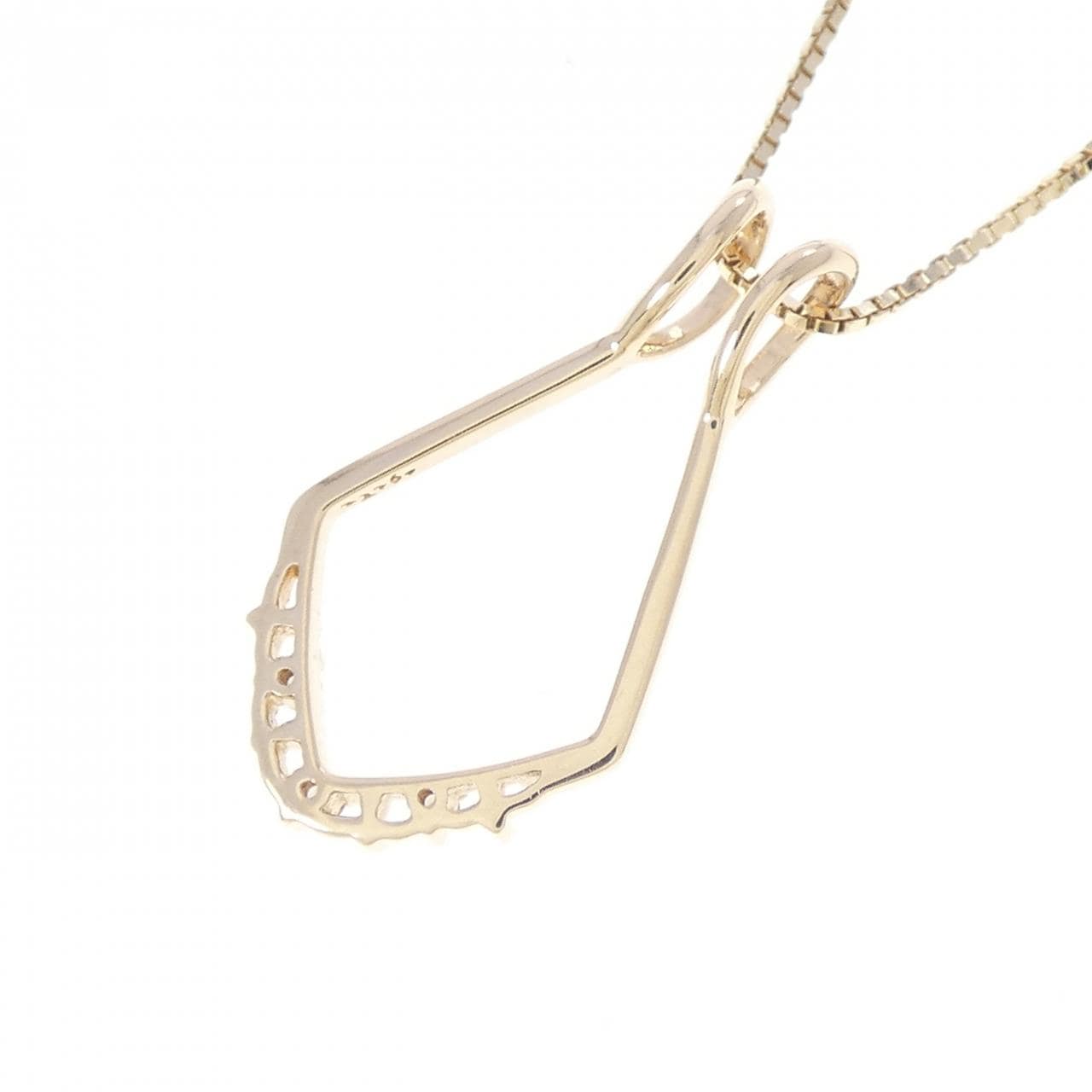 アガット ダイヤモンド ネックレス 0.01CT