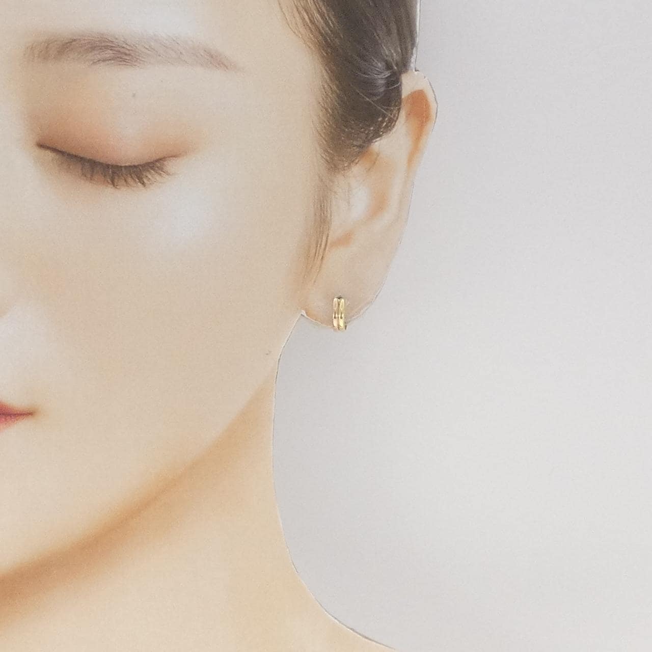 K18YG/K18PG ピアス