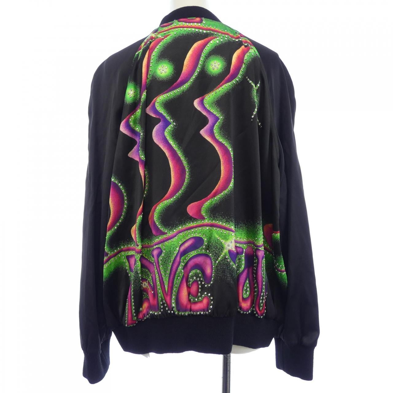 セリーヌ CELINE サテンアーティストプリントテディブルゾン 2V30H354Q ブルゾン